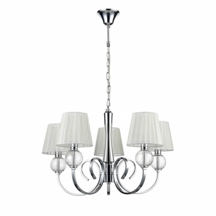 Подвесная люстра Vele Luce Percy VL1971L05 цвет белый