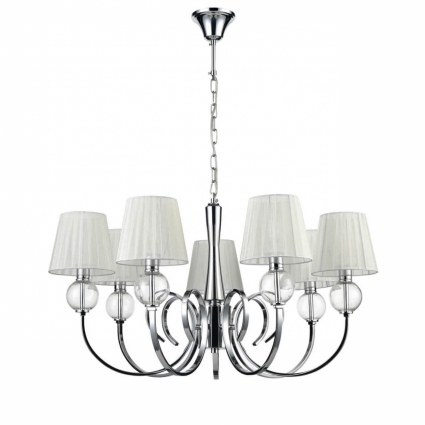Подвесная люстра Vele Luce Percy VL1971L07 цвет белый
