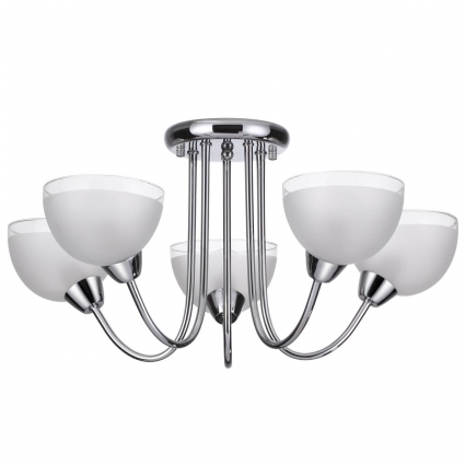 Потолочная люстра Lumion Alora 4461/5C цвет белый, мощность 300 Вт