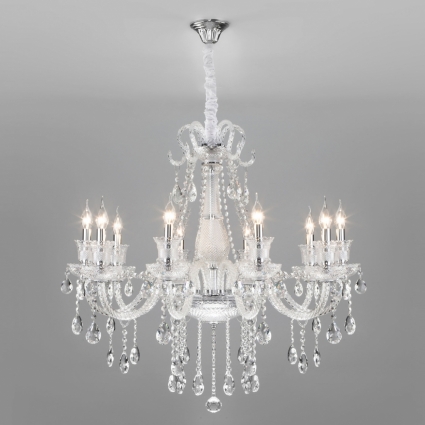 Подвесная люстра Bogates Gabrielle 336/10 Strotskis цвет хром, мощность 600 Вт