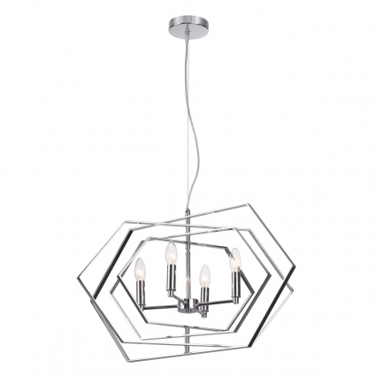 Подвесная люстра Odeon Light Stolla 4664/4 цвет золотой, мощность 160 Вт