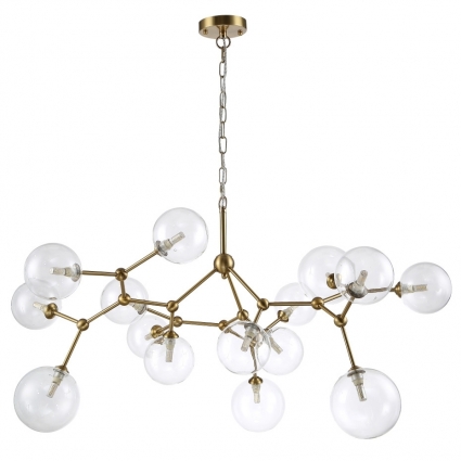 Подвесная люстра Crystal Lux Maximo SP15 Bronze цвет бронза, мощность 900 Вт