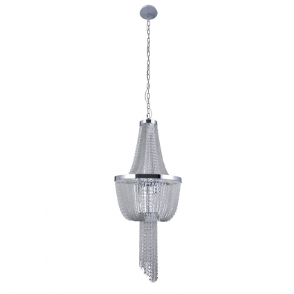 Подвесная люстра Crystal Lux Teatro SP8 Chrome цвет хром, мощность 480 Вт