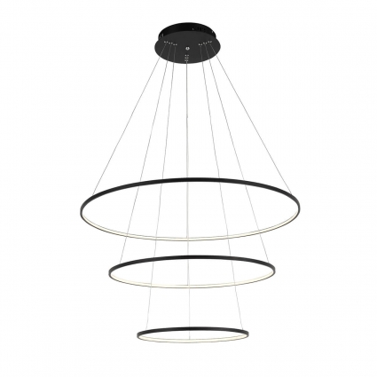 Подвесная светодиодная люстра ST Luce Erto SL904.403.03 цвет черный, мощность 50 Вт