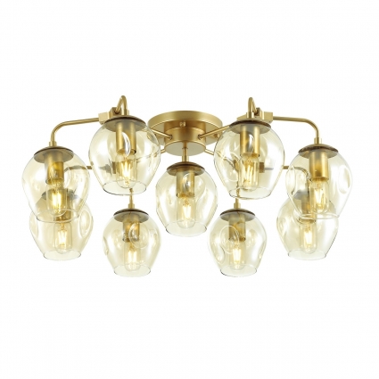 Потолочная люстра Odeon Light Kuva 4660/9 цвет золотой, мощность 540 Вт