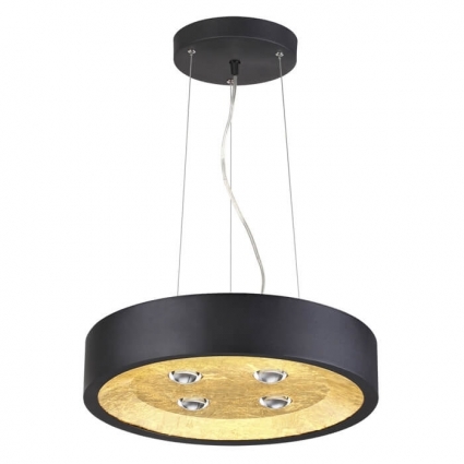 Подвесной светильник Odeon Light Glasgow 3875/4L цвет черный, мощность 200 Вт