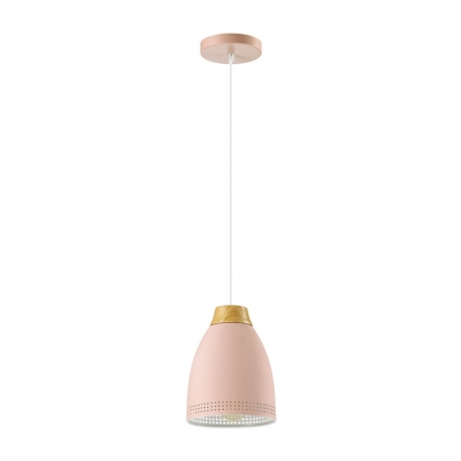 Подвесной светильник Lumion Anna 3796/1 цвет розовый, мощность 60 Вт