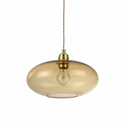 Подвесной светильник Ideal Lux Blob SP1 Ambra мощность 42 Вт