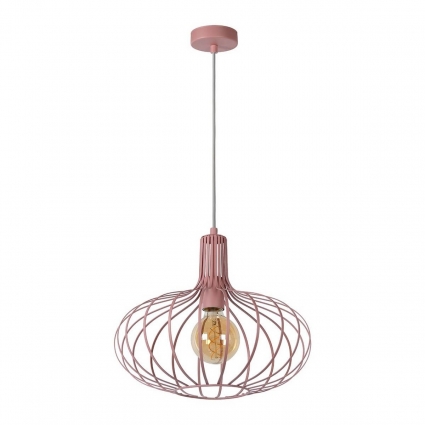 Подвесной светильник Lucide Merlina 78393/38/66 цвет розовый, мощность 60 Вт