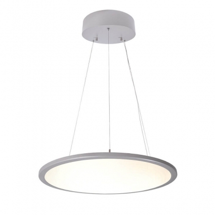 Подвесной светильник Deko-Light LED Panel transparent round 342090 цвет серебро, мощность 50 Вт