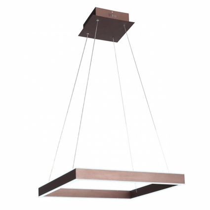 Подвесной светодиодный светильник ST Luce Piazza SL945.403.01 цвет коричневый, мощность 48 Вт