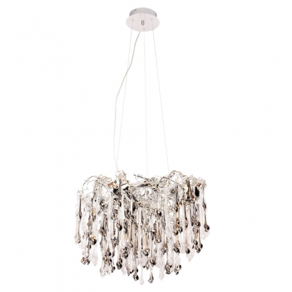 Подвесной светильник Divinare Salice 3150/02 SP-6 цвет хром, мощность 240 Вт