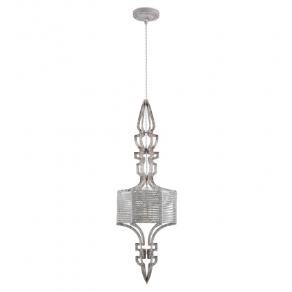 Подвесной светильник Crystal Lux Prima SP1 A White-Gold/White цвет белый, мощность 60 Вт