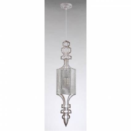 Подвесной светильник Crystal Lux Prima SP1 B White-Gold/White цвет белый, мощность 60 Вт