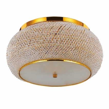 Потолочный светильник Ideal Lux Pasha PL14 Oro цвет золотой, мощность 560 Вт