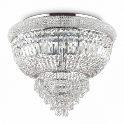 Потолочный светильник Ideal Lux Dubai PL6 Cromo цвет хром, мощность 240 Вт