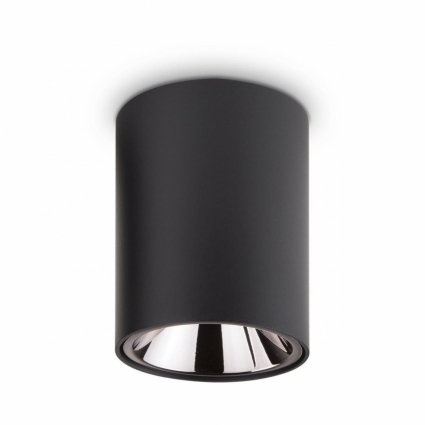 Потолочный светодиодный светильник Ideal Lux Nitro 10W Round Nero цвет черный
