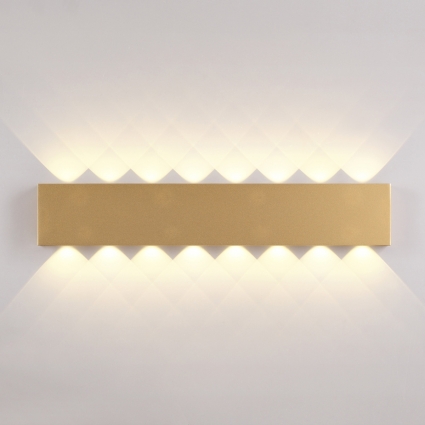 Настенный светодиодный светильник Odeon Light Magnum 3893/16WL цвет золотой