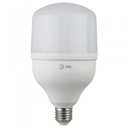 Лампа светодиодная ЭРА E27 40W 4000K матовая LED POWER T120-40W-4000-E27