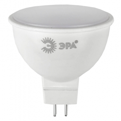 Лампа светодиодная ЭРА GU5.3 9W 2700K матовая ECO LED MR16-9W-827-GU5.3