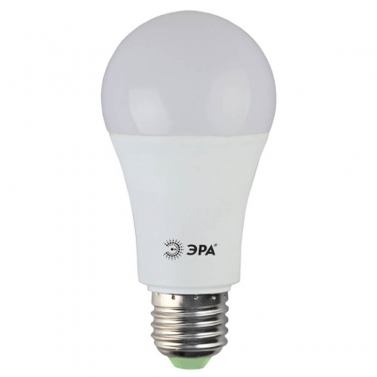 Лампа светодиодная ЭРА E27 15W 4000K матовая LED A60-15W-840-E27