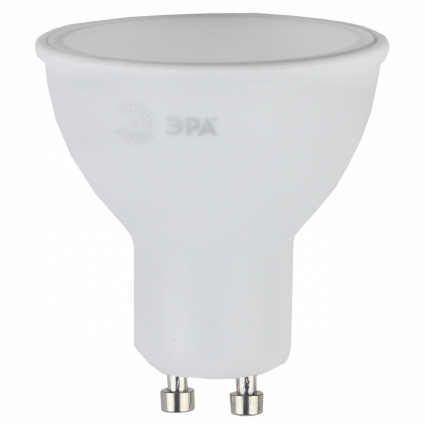 Лампа светодиодная ЭРА GU10 8W 2700K матовая LED MR16-8W-827-GU10 цвет белый