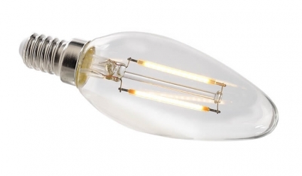 Лампа накаливания Deko-Light e14 2,8w 2700k груша прозрачная 180072, цвет прозрачный, мощность 2.8 Вт