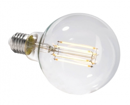 Лампа накаливания Deko-Light e27 8,5w 2700k груша прозрачная 180061, цвет прозрачный, мощность 8.5 Вт