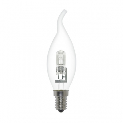 Лампа галогенная (01086) Uniel Е14 28W прозрачная HCL-28/CL/E14 flame цвет прозрачный