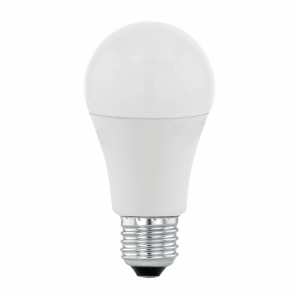 Лампа светодиодная диммируемая Eglo E27 12W 3000K матовая 11545 цвет белый