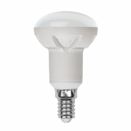 Лампа светодиодная диммируемая (UL-00004710) Uniel E14 7W 3000K матовая LED-R50 7W/3000K/E14/FR/DIM PLP01WH цвет белый