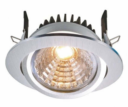 Встраиваемый светильник Deko-Light COB 95 565070 цвет серебро, мощность 10 Вт