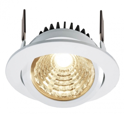 Встраиваемый светильник Deko-Light COB-95-24V-2700K-round 565308 цвет белый, мощность 12 Вт