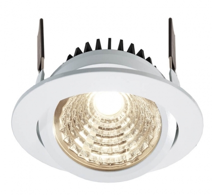 Встраиваемый светильник Deko-Light COB-95-24V-4000K-round 565310 цвет белый, мощность 12 Вт