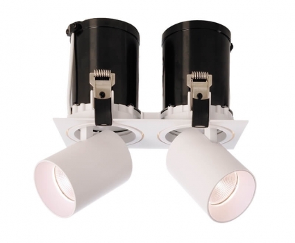 Встраиваемый светильник Deko-Light Rigel Mini Square Double 565314 цвет белый, мощность 22 Вт