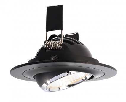 Встраиваемый светильник Deko-Light Saturn 565201 цвет черный, мощность 7 Вт