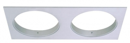 Рамка Deko-Light Epart frame for 2 square 110107 цвет серебро