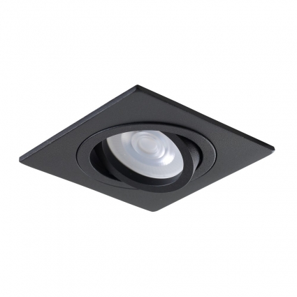 Встраиваемый светильник Crystal Lux CLT 002С1 BL цвет черный, мощность 50 Вт