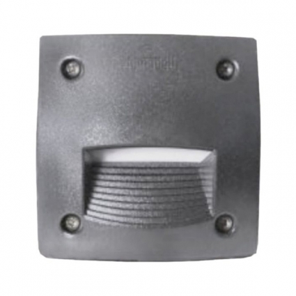 Уличный светодиодный светильник Fumagalli Leti 100 Square-ST 3C4.000.000.LYG1L цвет серый, мощность 5 Вт