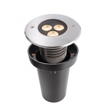 Встраиваемый светильник Deko-Light built in ground lamp II WW 730255 цвет серебро