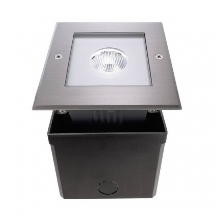 Встраиваемый светильник Deko-Light Square COB I CW 730210 цвет серебро, мощность 6 Вт