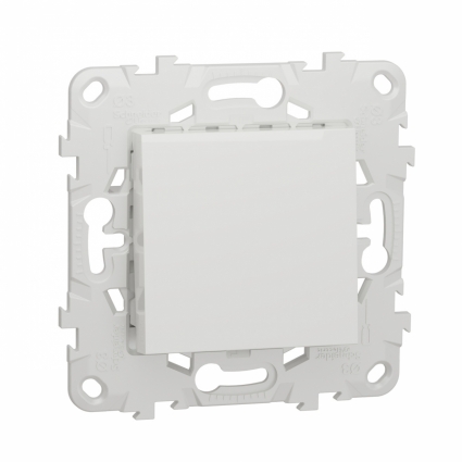 Выключатель одноклавишный Schneider Electric Unica New NU520618 цвет белый