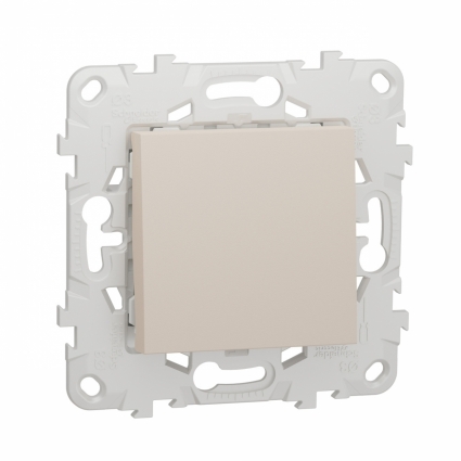 Переключатель одноклавишный Schneider Electric Unica New NU520344 цвет бежевый