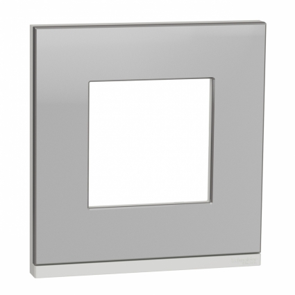 Рамка 1-постовая Schneider Electric Unica New NU600280 цвет серый