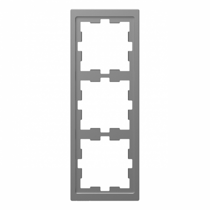 Рамка 3-постовая Schneider Electric Merten D-Life MTN4030-6536 цвет серый