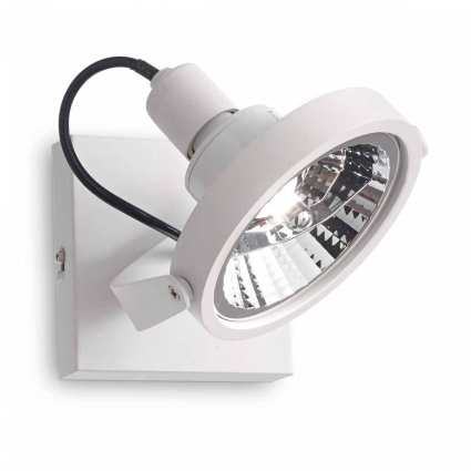 Спот Ideal Lux Glim PL1 Bianco цвет белый, мощность 50 Вт