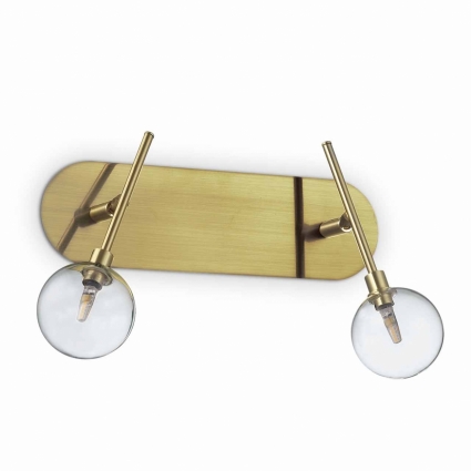 Спот Ideal Lux Maracas AP2 цвет золотой, мощность 4 Вт