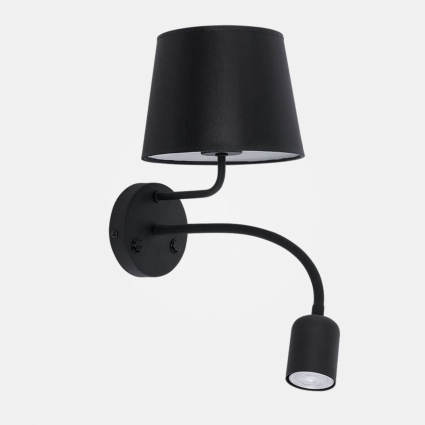 Бра TK Lighting 2537 Maja Black цвет черный, мощность 70 Вт