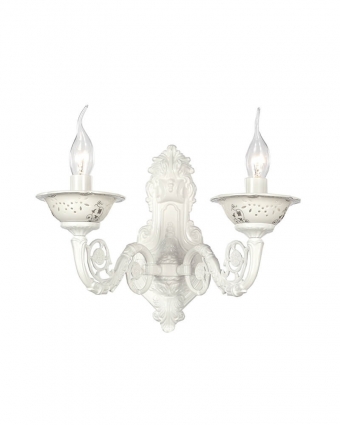 Бра Lumien Hall Джасинта W17015/2WH1 цвет белый, мощность 120 Вт
