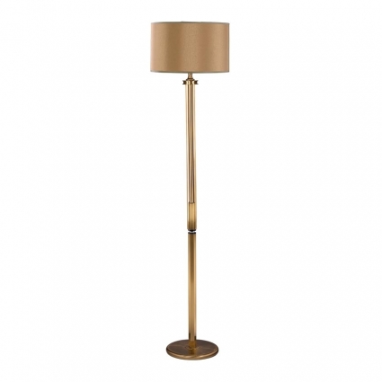 Торшер Kutek Decor Abazur DEC-LS-1 (P/A) цвет золотой, мощность 60 Вт